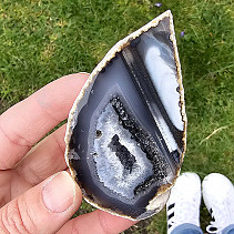 Agate Geode with Hollow from Brazil (158g)