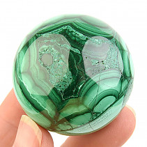 Malachite ball polished from Congo 133g