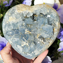 Large azure heart from Madagascar 2372g