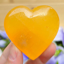Orange heart calcite 98g from Pakistan
