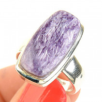 Ring charm rectangle Ag 925/1000 6.4g (size 53)