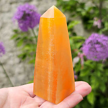 Orange Calcite Obelisk 239g Pakistan