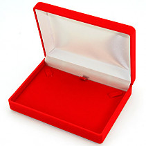 Red velvet gift box 14 x 10.5 cm