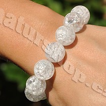 Crystal bracelet pearl beads 16 mm