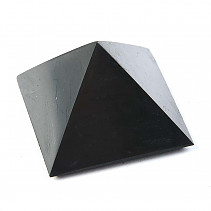Šungit pyramida (Rusko) 3cm leštěná