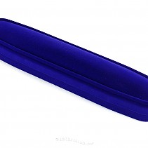 Long velvet gift box oval blue