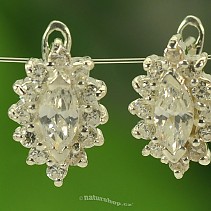 Elegant zirconia earrings extra Ag 925/1000