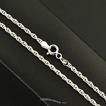 Ag 925/1000 silver chain 60 cm approx 5.8 g