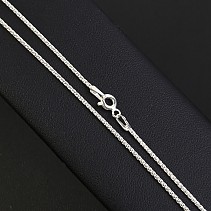 Braided cord necklace silver 55 cm approx 3.2 g Ag 925/1000