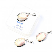 Opal pendant oval 14 x 10 mm Ag 925/1000