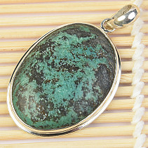 Turquoise Pendant Silver Ag 925/1000 10.4g