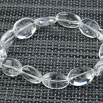 Crystal bracelet extra clear oval