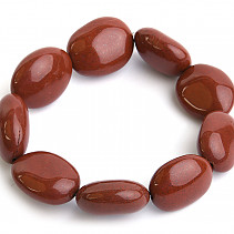 Jasper red oval bracelet