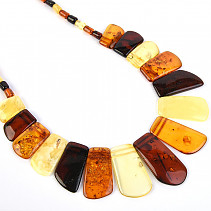Amber Necklace Rosette Extra Mix 46cm (22.5g)