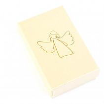 Gift box beige angel 8 x 5cm