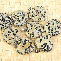 Jasmine Dalmatian Heart Pendant Jewelry Keychain