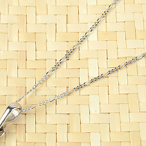 Silver Chain Figaro 50cm Ag 925/1000 + Rh (approx. 1.6g)