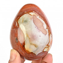 Hladké jaspisové vejce 307g