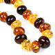 Vibrant amber necklace mix 57cm
