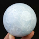 Blue calcite ball from Madagascar 398g