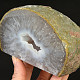 Agate natural geode (967g)