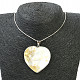 Pearl pendant heart jewelry handle