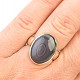 Achát prsten stříbro Ag 925/1000 8,1g vel.54