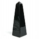 Obsidian black smooth obelisk from Mexico 321g