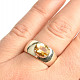 Ring citrine cut oval size 53 Ag 925/1000 6.8g