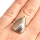 Agate ring drop size 54 Ag 925/1000 4.4g