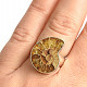 Ammonite ring size 53 Ag 925/1000 7.8g