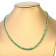 Emerald necklace Ag 925/1000 45cm (9g)