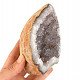 Agate geode with amethyst 768g