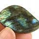 Labradorite in the shape of a muggle 15g with colored reflections