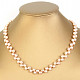 Apricot pearl necklace 44cm