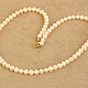 Náhrdelník z meruňkových perel buttony 43cm