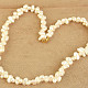White pearl necklace irregular shape 53cm
