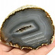 Natural agate geode with cavity 204g