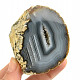Natural agate geode with cavity 204g