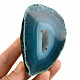 Agate geode dyed blue 144g