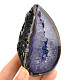 Purple agate hollow geode 222g