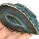 Agate dyed geode with cavity 181g