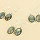 Labradorite oval earrings Ag 925/1000