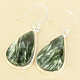 Seraphite teardrop earrings (Russia) Ag 925/1000 7.9g