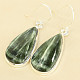 Seraphite teardrop earrings (Russia) Ag 925/1000 7.2g