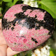 Smooth rhodonite heart from Madagascar 574g