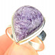 Charm ring drop Ag 925/1000 6.3g size 52