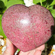 Rhodonite heart smooth from Madagascar 622g