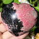 Rhodonite smooth heart from Madagascar 237g