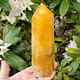 Pointed crystal with limonite (Madagascar) 718g